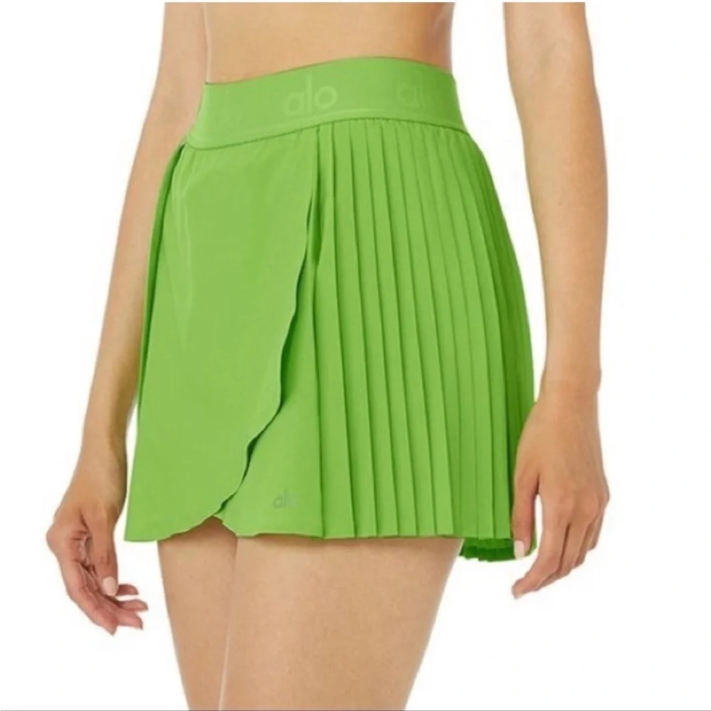 ALO Green Aces Tennis Skirt 🎾